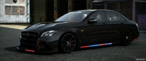 GTA 5 Police Vehicle Mod: 2019 Brabus E63 B800 Police Modern Lights (Featured)