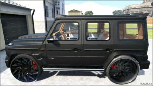 GTA 5 Vehicle Mod: Mercedes Brabus G700 on Forgiatos (Image #2)