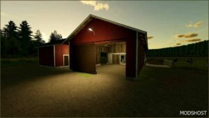 FS22 Placeable Mod: OLD Brick COW Barns Expandable Pastures (Image #5)