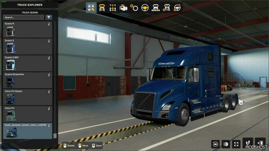 ETS2 Volvo Truck Mod: VNL 2018 1.52 (Featured)