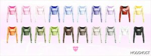 Sims 4 Female Clothes Mod: Star Long Sleeve TOP (Image #2)