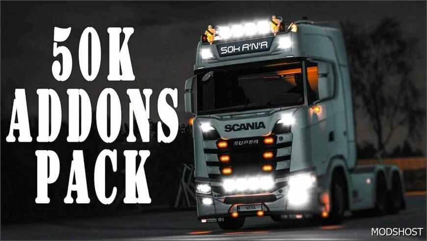 ETS2 Part Mod: 50K Addons Pack 1.52 (Featured)