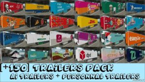 ETS2 Realistic Skin Mod: Trailers Pack V23.0 (Image #6)