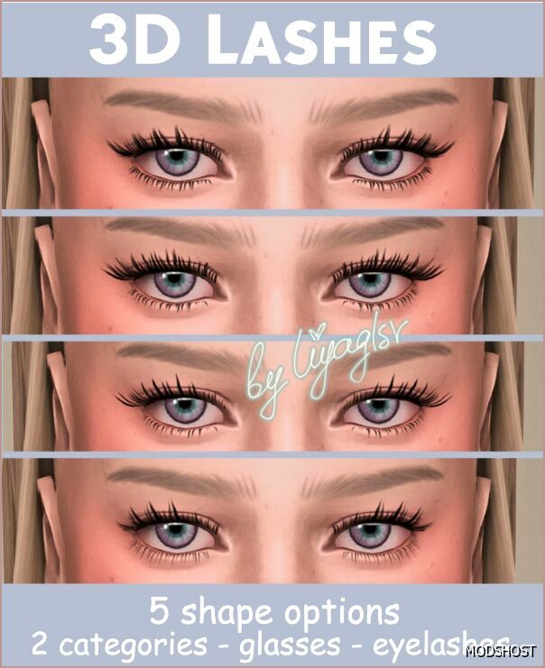 Sims 4 Makeup Mod: Lashes 1 (Featured)