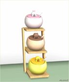 Sims 4 Object Mod: Linefriends Kitchen Condiment SET Part I (Image #3)