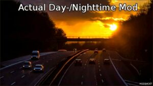 ATS Realistic Mod: Actual DAY & Night Times 1.52 (Featured)