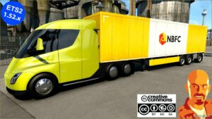 ETS2 Tesla Mod: Semi Truck 1.52 (Image #3)