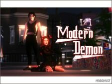 Sims 4 Sim Mod: SP Modern Demon (Featured)