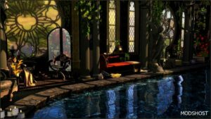 Sims 4 House Mod: Darkest Night Pool (Image #4)