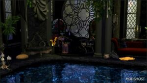 Sims 4 House Mod: Darkest Night Pool (Image #6)