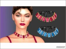 Sims 4 Female Accessory Mod: Emerald CUT Cocktail Necklace (Featured)