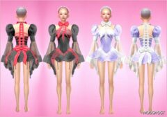 Sims 4 Female Clothes Mod: Dolly Clothing & Accessory (Image #3)