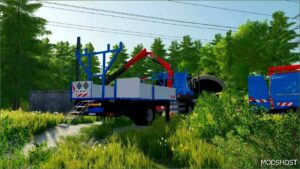 FS22 Renault Truck Mod: D16 Crane (Enedis) V1.0.0.1 (Image #4)