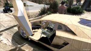 GTA 5 Lamborghini Vehicle Mod: Cardboard Lamborghini (Add-On) (Image #4)