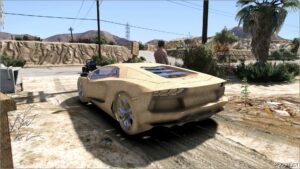 GTA 5 Lamborghini Vehicle Mod: Cardboard Lamborghini (Add-On) (Image #5)