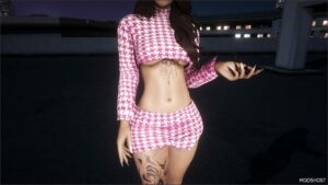 GTA 5 Player Mod: Two-Piece SET for MP Female (Image #3)