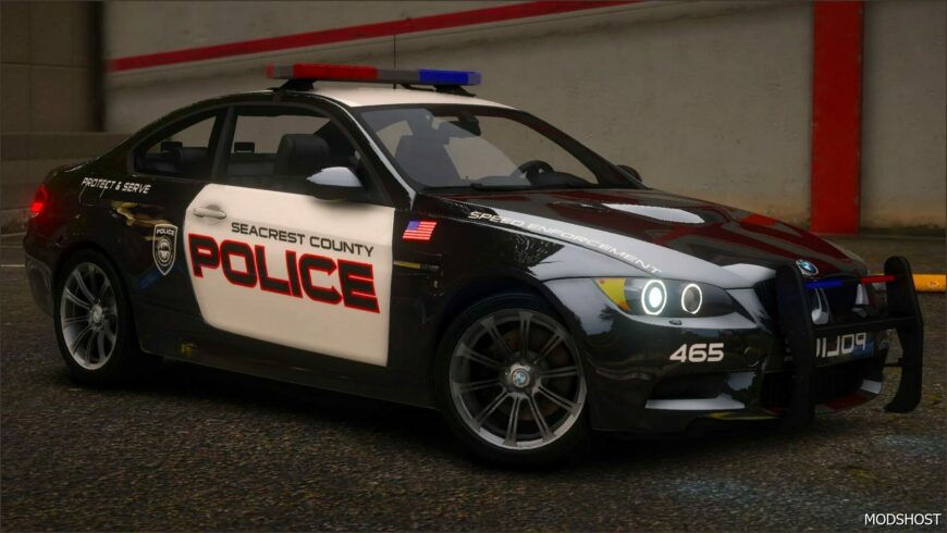 GTA 5 BMW Vehicle Mod: Nfshp: 2008 BMW M3 E92 Scpd Add-On | NON ELS | Sounds | Template (Featured)