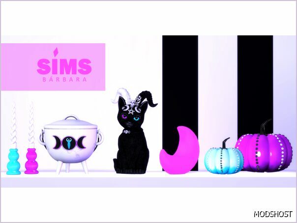 Sims 4 Object Mod: Halloween Decor 2024 CC (Featured)