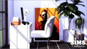 Sims 4 Object Mod: Michael Myers Halloween Wall ART Poster (Image #2)