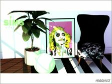 Sims 4 Object Mod: Beetlejuice Poster Wall ART Prints (Featured)