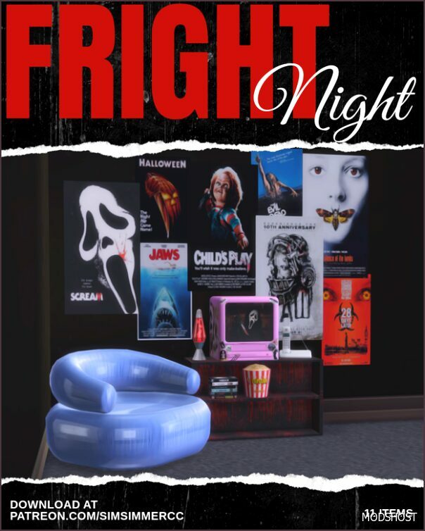 Sims 4 Object Mod: Fright Night (Featured)