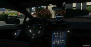 GTA 5 Lamborghini Vehicle Mod: Huracan Peformante Police Modern Lights (Image #3)