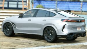 GTA 5 BMW Vehicle Mod: 2024 BMW X6 M Competition Rocars Lartedesign (Image #3)