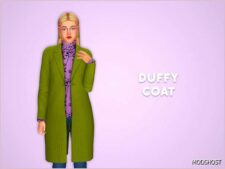 Sims 4 Female Clothes Mod: Duffy Coat (Featured)