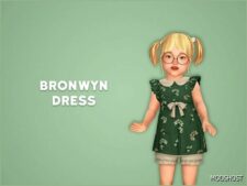 Sims 4 Female Clothes Mod: Bronwyn Dress (Featured)