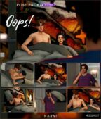 Sims 4 Sim Mod: Pose Pack WW – Oops! (Featured)