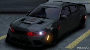 GTA 5 Dodge Vehicle Mod: Forged Carbon Dodge Charger Demon 170 Street (Featured)