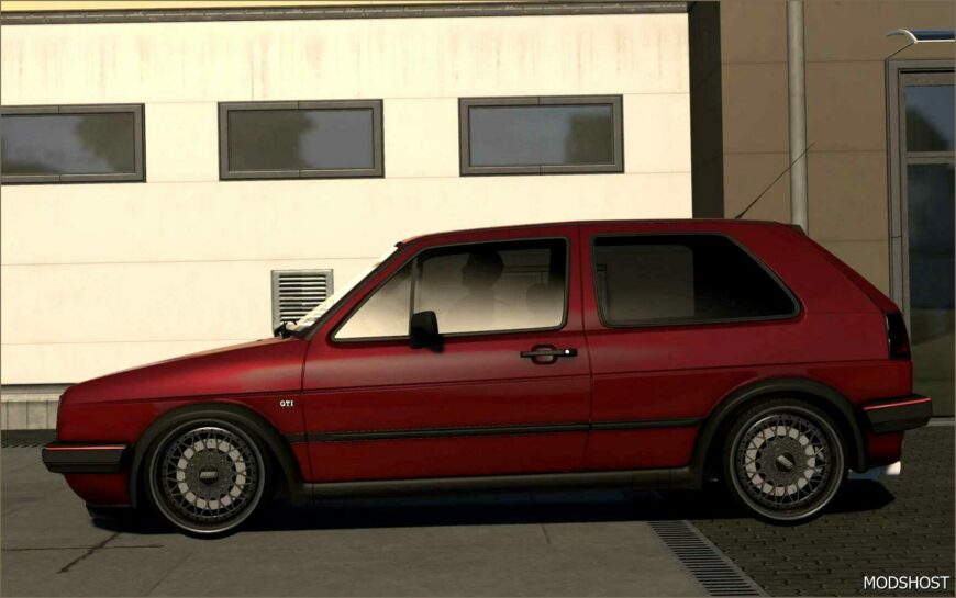 ETS2 Volkswagen Car Mod: Golf GTI 16V MK2 1.53 (Featured)