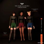 Sims 4 Female Clothes Mod: Dark Academia Collection – Full Collection Compilation (Image #4)