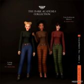 Sims 4 Female Clothes Mod: Dark Academia Collection – Full Collection Compilation (Image #5)