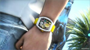 GTA 5 Player Mod: Richard Mille Watch for MP Male (Image #2)