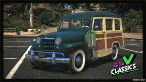 GTA 5 Vehicle Mod: 1950S Willys Pack Add-On | Extras | Vehfuncs V | Lods V1.2 (Featured)