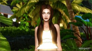 Sims 4 Female Sim Mod: Melanie (Image #2)