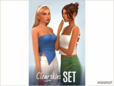 Sims 4 Dress Clothes Mod: Bloom Dress (Image #2)