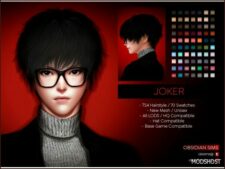 Sims 4 Male Mod: Joker Hairstyle (Featured)