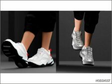 Sims 4 Female Shoes Mod: Teno Sneakers (NO Logo Version) (Featured)