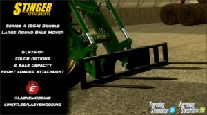 FS22 Attachment Mod: Stinger Bale Spear Pack (Image #2)