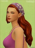 Sims 4 Female Mod: Rosemary Hair (Image #2)