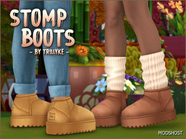 Sims 4 Female Shoes Mod: Stomp Boots (Featured)