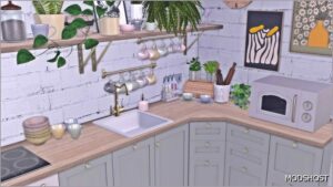 Sims 4 Object Mod: Cuisinet Kitchen (Image #2)