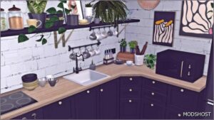 Sims 4 Object Mod: Cuisinet Kitchen (Image #4)