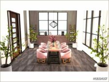 Sims 4 Object Mod: Alitha Dining Room by Miwisimsie (Featured)