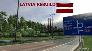 ETS2 ProMods Map Mod: Latvia Rebuild V1.42 1.52 (Featured)