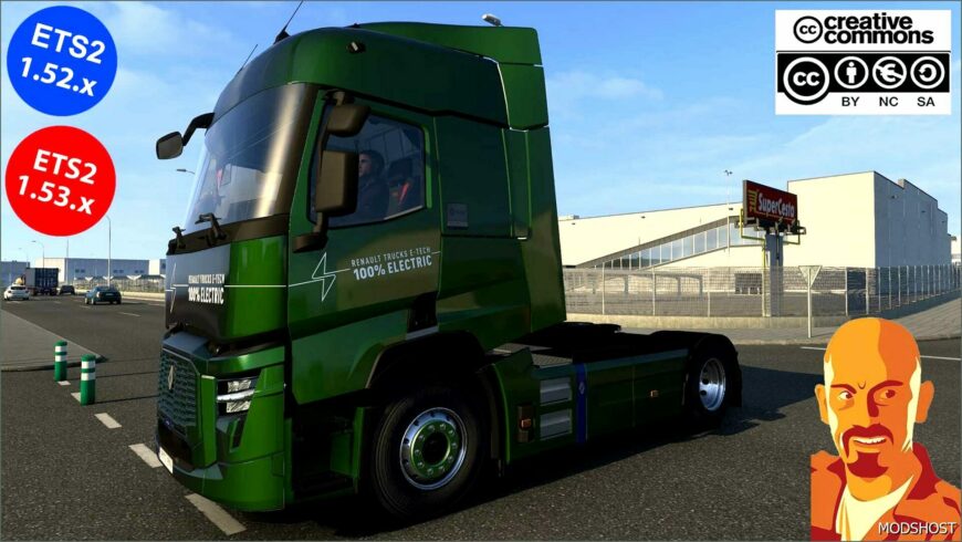 ETS2 Renault Truck Mod: E-Tech Electric Ownable & Improved V2.0 1.53 (Featured)