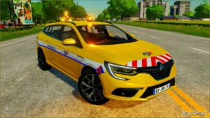 FS22 Renault Car Mod: Megane IV Estate EGA Autoroute (Featured)