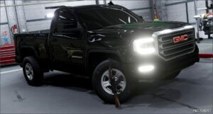 GMC Sierra 2500 HD 2018 Beefy 0.33 BeamNG Car Mod - ModsHost